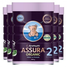 【新西兰直邮】Anmum 安满Assura有机婴儿奶粉2段800g 6罐一箱 (需要身份证号码发货)